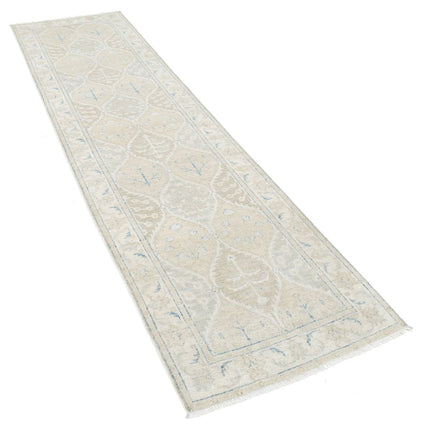 Serenity 2'6" X 9'5" Wool Hand-Knotted Rug