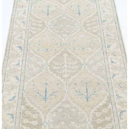 Serenity 2'6" X 9'5" Wool Hand-Knotted Rug