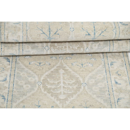 Serenity 2'6" X 9'5" Wool Hand-Knotted Rug