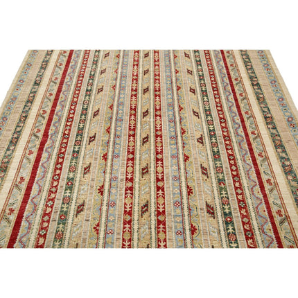 Shaal 6'9" X 9'7" Wool Hand-Knotted Rug