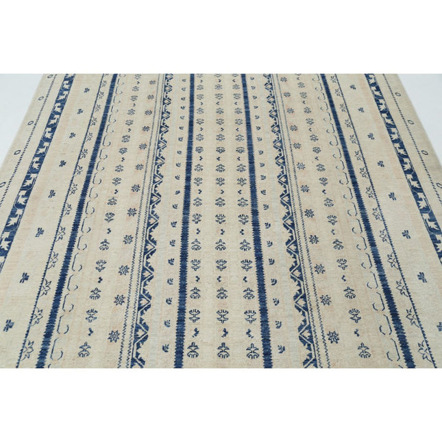 Shaal 6'4" X 9'7" Wool Hand-Knotted Rug