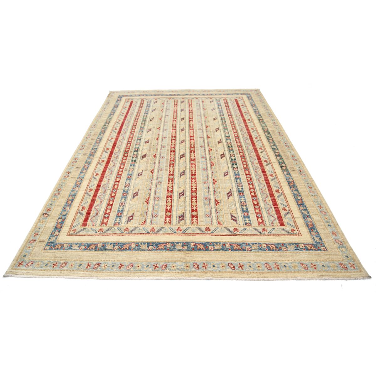 Shaal 6'9" X 9'6" Wool Hand-Knotted Rug