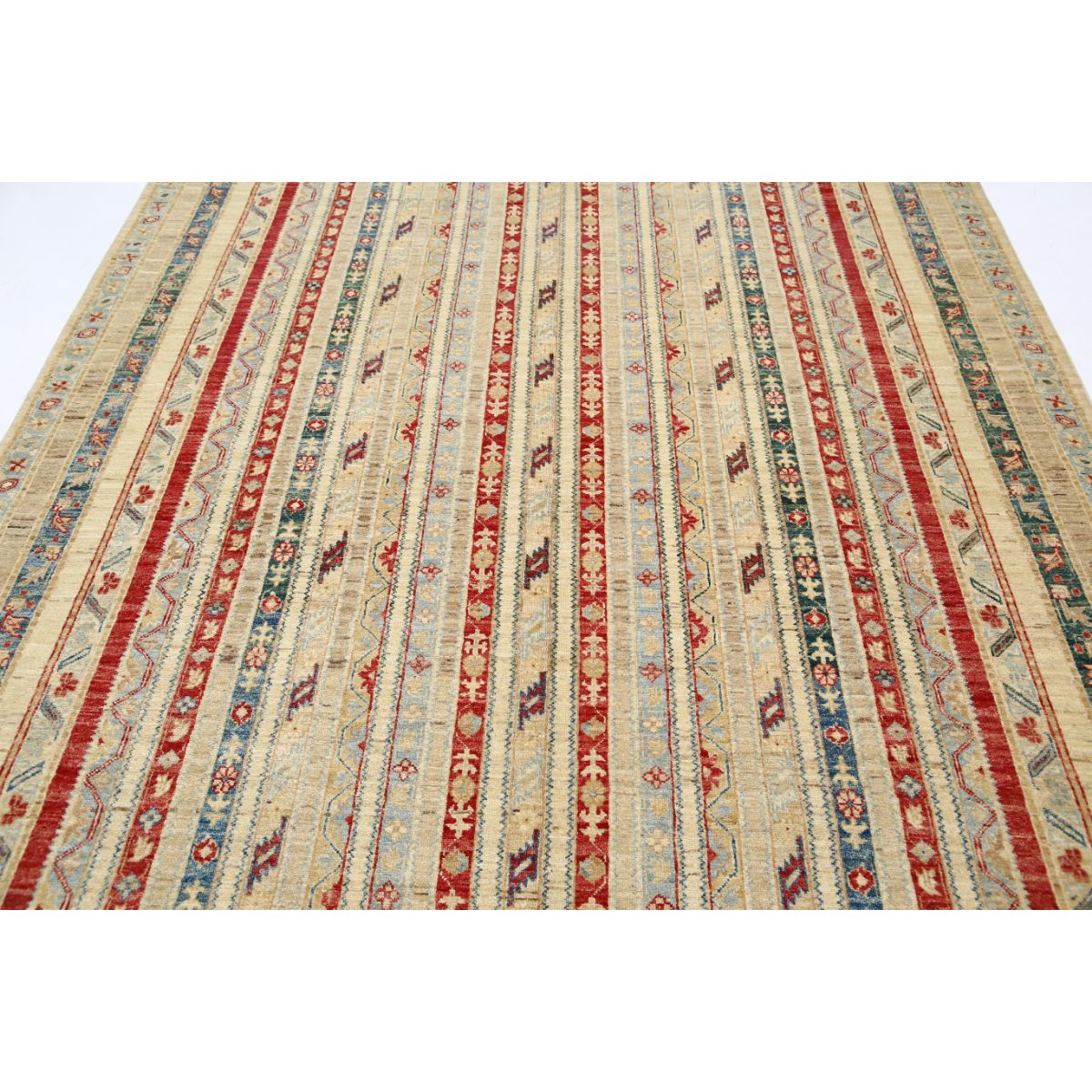 Shaal 6'9" X 9'6" Wool Hand-Knotted Rug