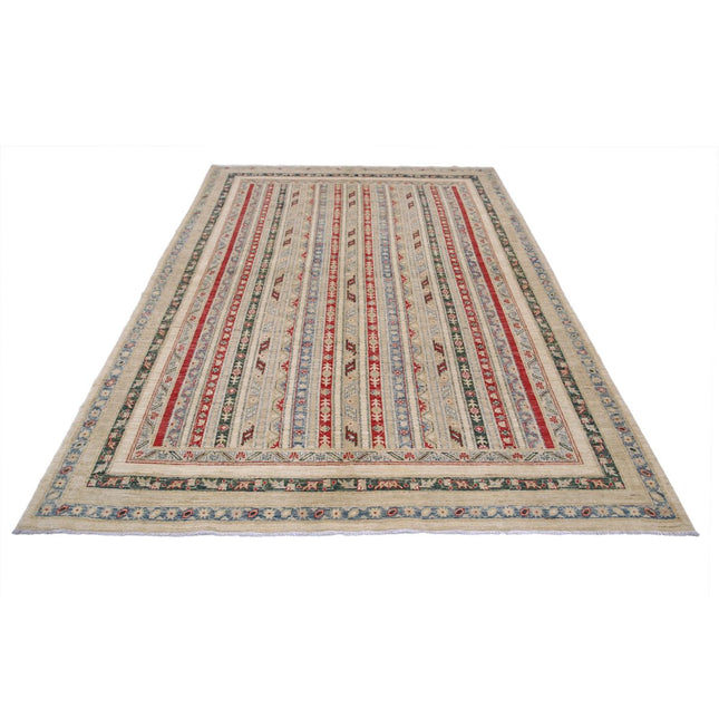 Shaal 6'8" X 9'2" Wool Hand-Knotted Rug