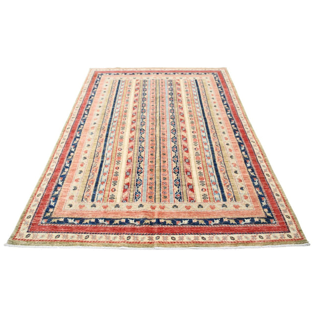Shaal 5'5" X 7'8" Wool Hand-Knotted Rug