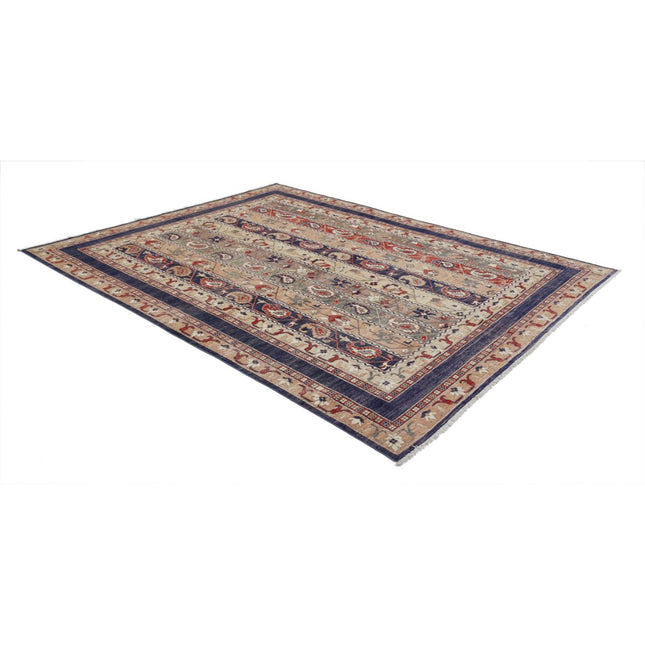 Shaal 7'10" X 9'11" Wool Hand-Knotted Rug