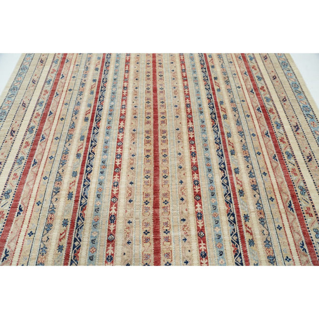 Shaal 8'0" X 9'4" Wool Hand-Knotted Rug