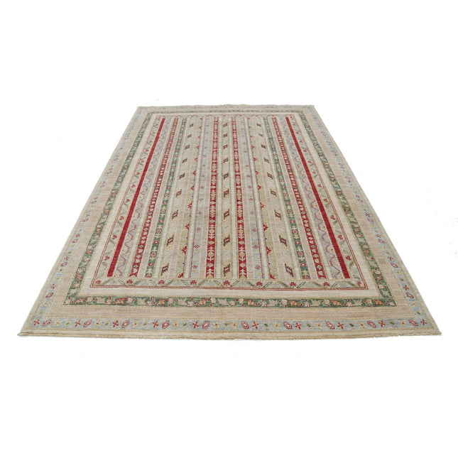 Shaal 6'9" X 9'7" Wool Hand-Knotted Rug