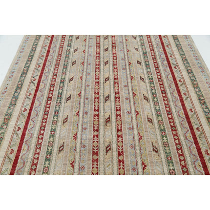 Shaal 6'9" X 9'7" Wool Hand-Knotted Rug