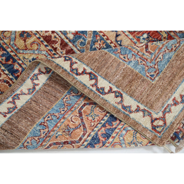 Shaal 2'8" X 4'0" Wool Hand-Knotted Rug