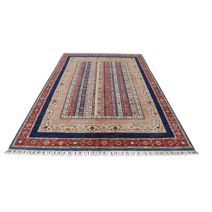 Shaal 6'6" X 9'9" Wool Hand-Knotted Rug