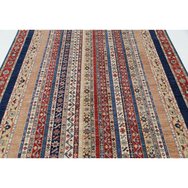 Shaal 6'6" X 9'9" Wool Hand-Knotted Rug