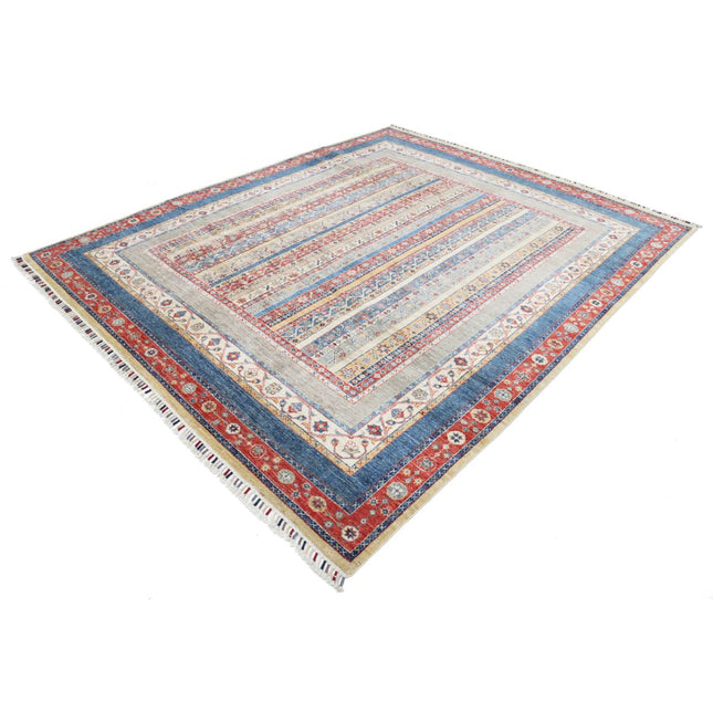 Shaal 8'0" X 9'8" Wool Hand-Knotted Rug