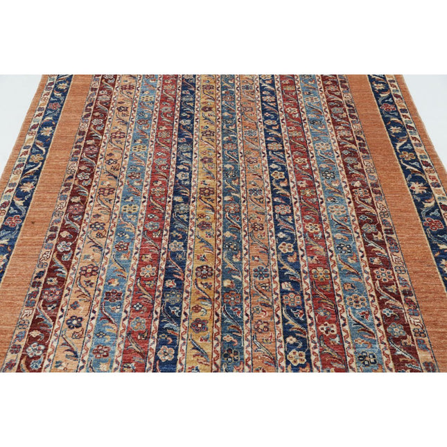 Shaal 5'7" X 7'6" Wool Hand-Knotted Rug