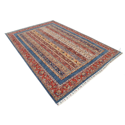 Shaal 6'9" X 9'8" Wool Hand-Knotted Rug