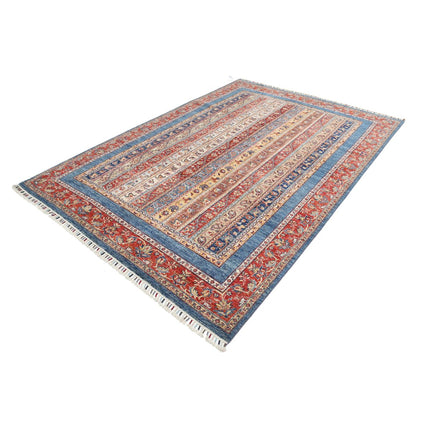 Shaal 6'9" X 9'8" Wool Hand-Knotted Rug