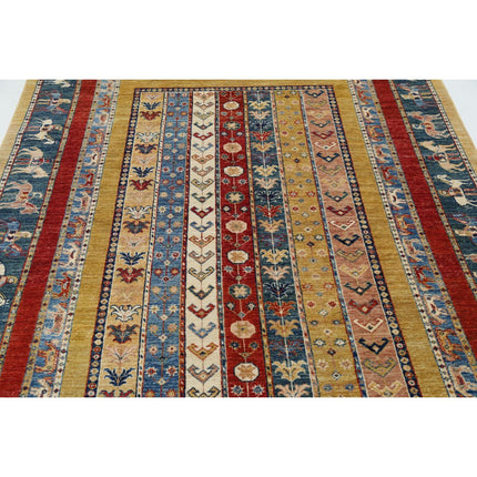 Shaal 5'9" X 8'0" Wool Hand-Knotted Rug