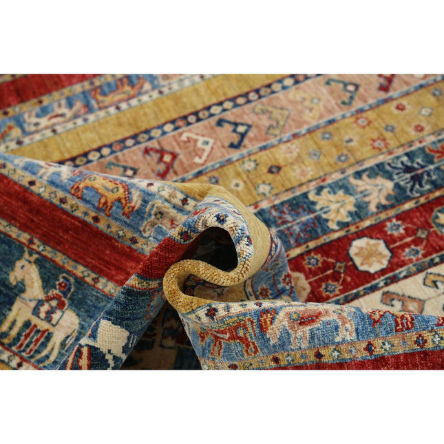 Shaal 5'9" X 8'0" Wool Hand-Knotted Rug