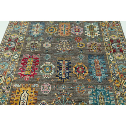 Sultani 5'6" X 7'8" Wool Hand-Knotted Rug