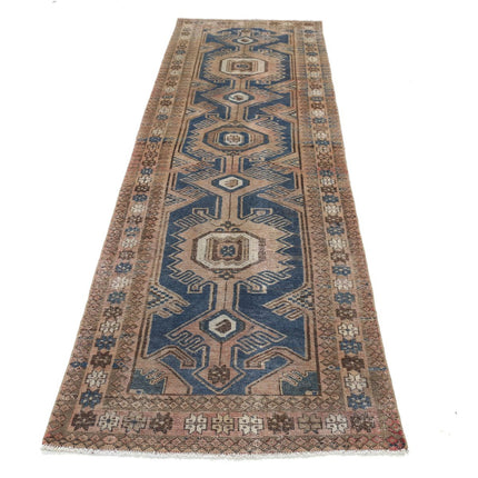 Vintage 2'10" X 9'7" Wool Hand-Knotted Rug