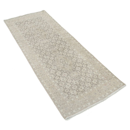 Vintage 2'5" X 6'6" Wool Hand-Knotted Rug