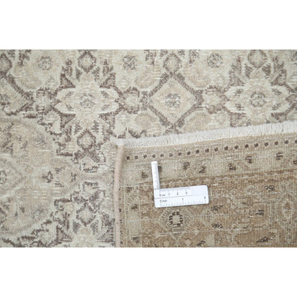 Vintage 2'5" X 6'6" Wool Hand-Knotted Rug
