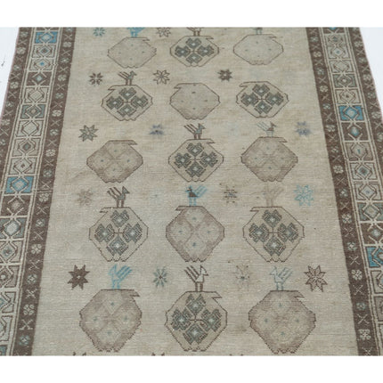 Vintage 2'9" X 6'6" Wool Hand-Knotted Rug