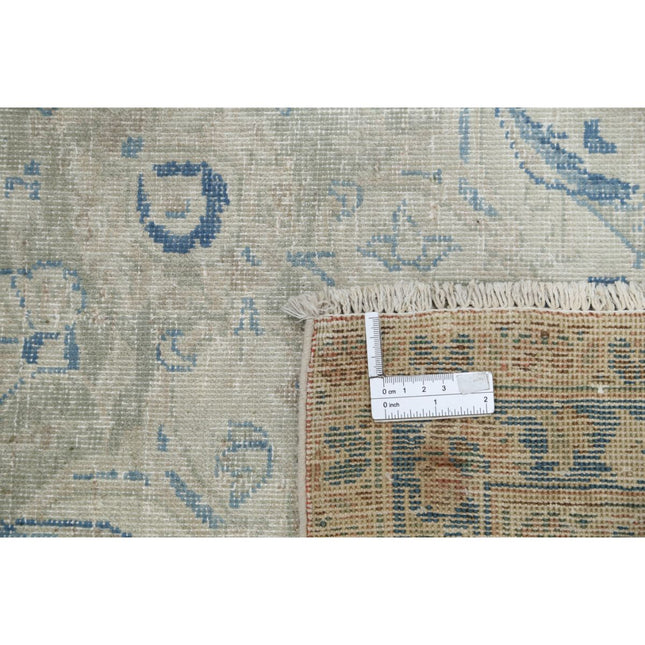 Vintage 9'7" X 14'10" Wool Hand-Knotted Rug
