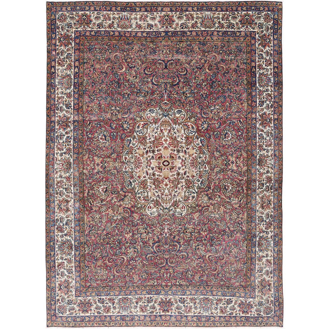 Vintage Wool Hand Knotted Rug IVA0033170 - Natalia Rugs