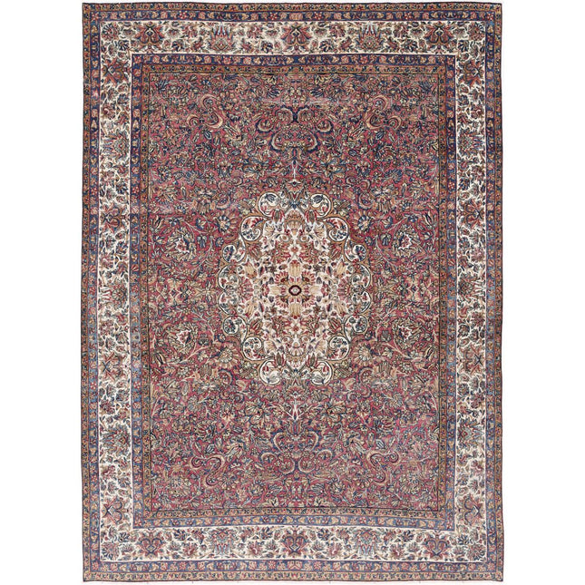 Vintage Wool Hand Knotted Rug IVA0033170 - Natalia Rugs