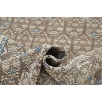 Vintage 3'10" X 9'7" Wool Hand-Knotted Rug