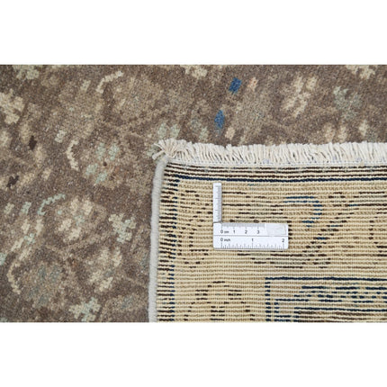 Vintage 3'10" X 9'7" Wool Hand-Knotted Rug