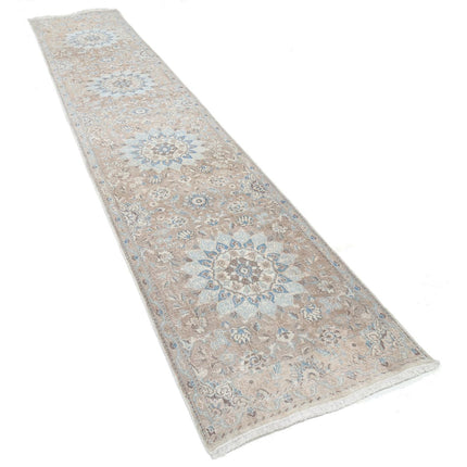 Vintage 2'6" X 12'4" Wool Hand-Knotted Rug