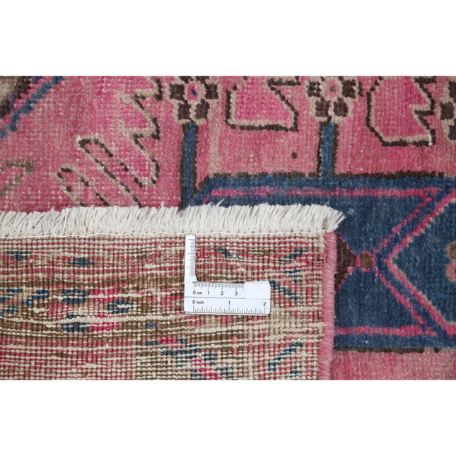 Vintage 3'9" X 11'2" Wool Hand-Knotted Rug