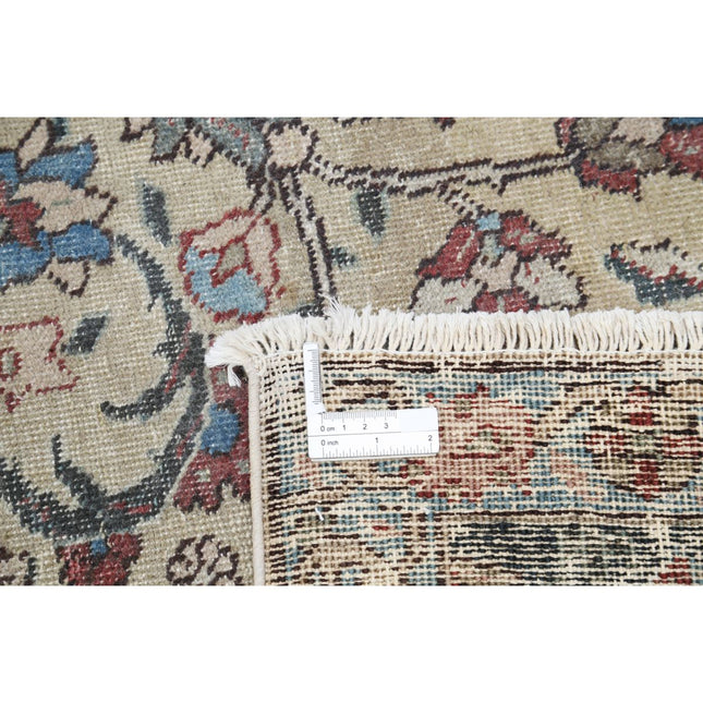 Vintage 7'11" X 11'3" Wool Hand-Knotted Rug