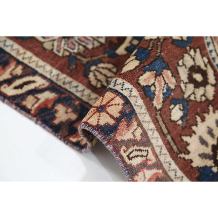 Vintage 9'11" X 13'6" Wool Hand-Knotted Rug