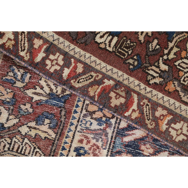 Vintage 9'11" X 13'6" Wool Hand-Knotted Rug