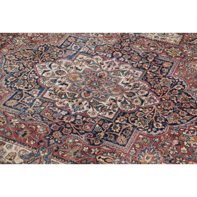 Vintage 11'7" X 13'4" Wool Hand-Knotted Rug