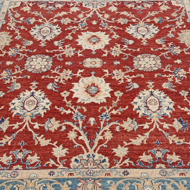 Ziegler 6'7" X 7'3" Wool Hand-Knotted Rug