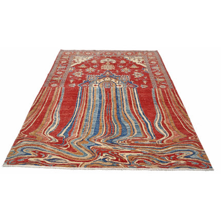 Ziegler 5'7" X 8'0" Wool Hand-Knotted Rug