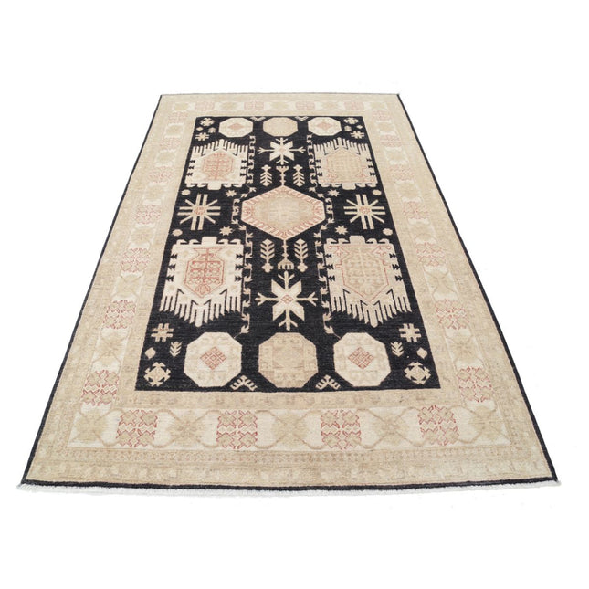 Ziegler 5'3" X 8'5" Wool Hand-Knotted Rug