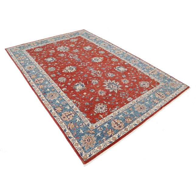 Ziegler 6'5" X 9'5" Wool Hand-Knotted Rug