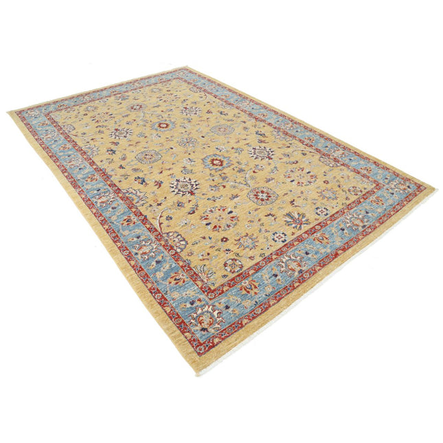 Ziegler 6'7" X 9'9" Wool Hand-Knotted Rug