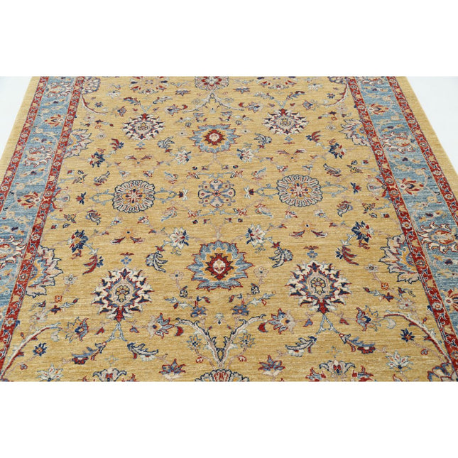 Ziegler 6'7" X 9'9" Wool Hand-Knotted Rug