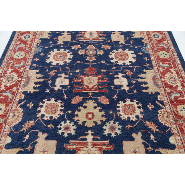 Ziegler 6'0" X 9'1" Wool Hand-Knotted Rug