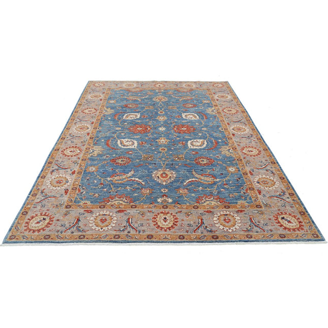 Ziegler 6'7" X 9'3" Wool Hand-Knotted Rug
