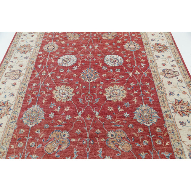 Ziegler 6'7" X 9'6" Wool Hand-Knotted Rug