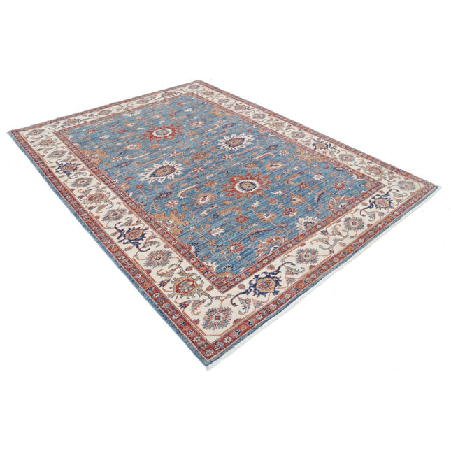 Ziegler 6'8" X 8'9" Wool Hand-Knotted Rug