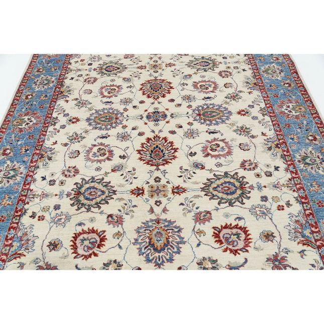 Ziegler 6'9" X 9'4" Wool Hand-Knotted Rug
