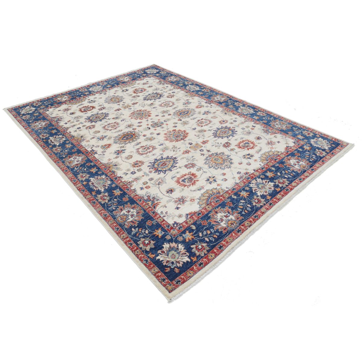 Ziegler 6'7" X 8'11" Wool Hand-Knotted Rug